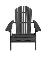 Rustic Acacia Wood Folding Adirondack Chair