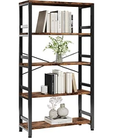 Bookshelves and Bookcases, 31.5in Wide Shelf 5-Tier Ladder Shelf