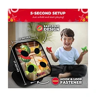 Swooc Ninja Superstar | 2-in-1 Corn Hole Games for Kids | 5-Second Setup | Ninja Kids Toys | Bean Bag Toss Game for Kids