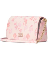 kate spade new york Serena Spring Pansies Leather Chain Wallet