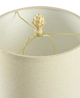 StyleCraft Home Collection 23.5" Mini Artichoke Hardback Fabric Table Lamp