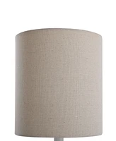 StyleCraft Home Collection 21" Seashell Coastal Motif Fabric Shade Table Lamp