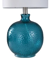 StyleCraft Home Collection 20" Antique Glass Table Lamp