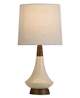 StyleCraft Home Collection 18.5" Mid Century Modern Ceramic Table Lamp