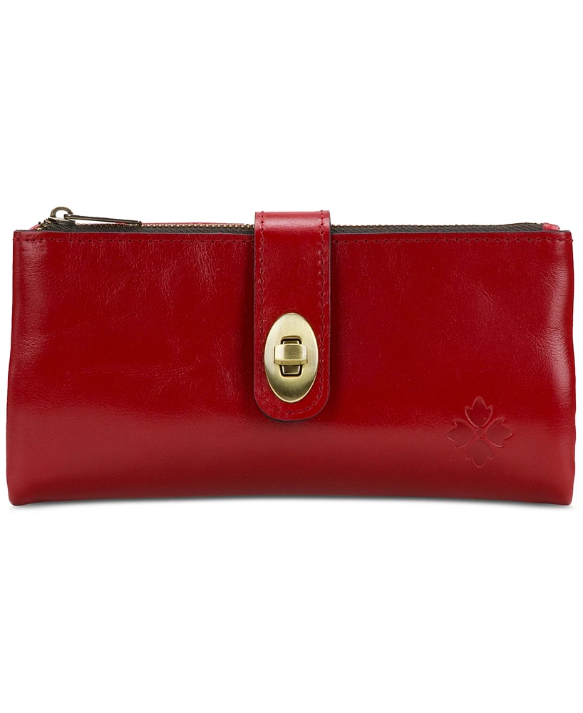 Patricia Nash Annesley Leather Wristlet