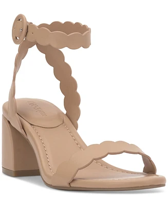 On 34th Women's Pathina Scalloped Block Heel Sandals, Exclusively at Macy's