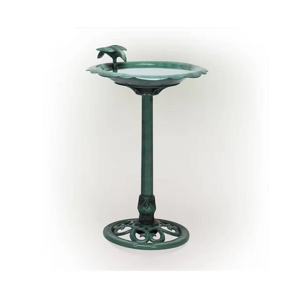 Weather-Resistant Outdoor Polypropylene Bird Bath for Gardens and Patios