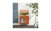 Foldable Outdoor Garden Potted Plant Platform for Convenient and Space-Saving Display