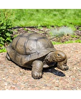 Glass Fiber Reinforced Tortoise Garden Statue - Indoor or Outdoor Use - Talia - 29" W