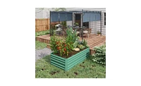 Garden Bed High-Quality Wooden Planter for Vegetables, Flowers, and Herbs