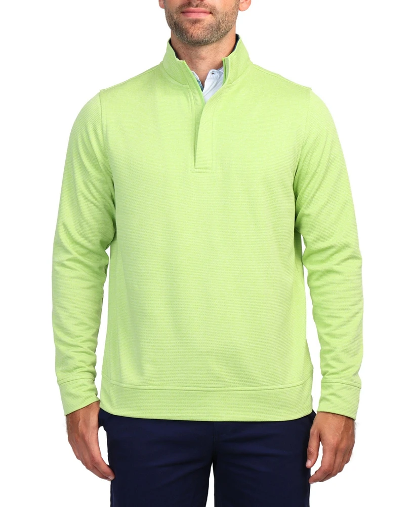 Tailorbyrd Men's Luxe Performance Fleece Quarter Zip