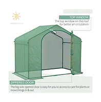Mini Walk-In Greenhouse, Spacious Garden Structure for Easy Plant Care and Growth
