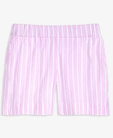 On 34th Women's Multi Stripe Pull-On Shorts, Exclusively at Macy's