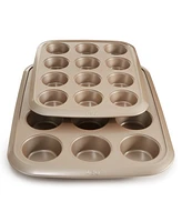 BergHOFF Balance 12-cup Nonstick Carbon Steel Muffin Pan