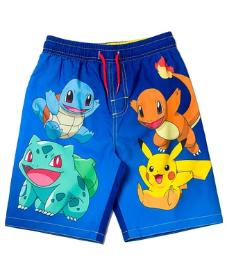 Pokemon Boys Swim Trunks Bathing Suit