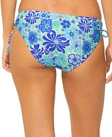 Raisins Juniors' Sweet Side-Tie Floral-Print Bikini Bottoms