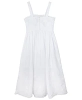 Rare Editions Big Girls Embroidered Lace Effect Maxi Dress