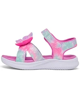 Skechers Little Girls Jumpsters Sandal - Butterfly Brights Light-Up Sandals from Finish Line