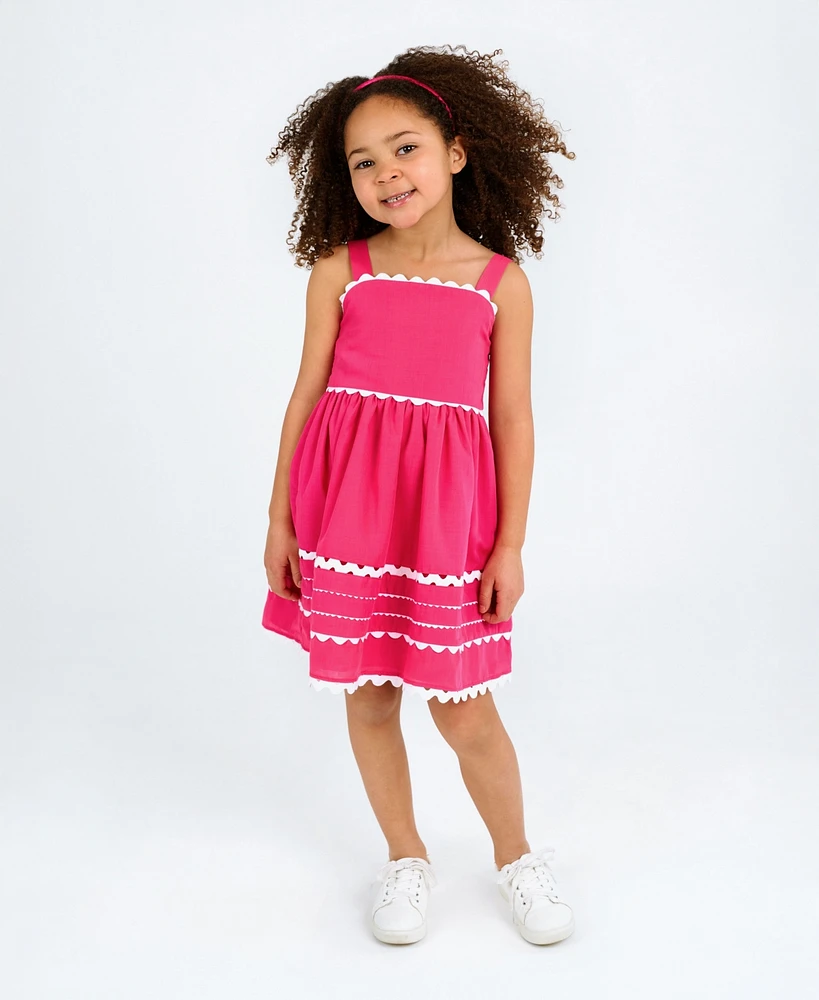 Rare Editions Toddler and Little Girls Ric-Rac Dress