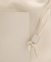 Mango Women's Leather-Blend Shopper Bag