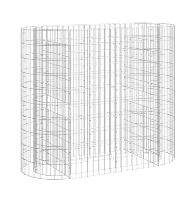 Gabion Raised Bed Galvanized Iron 47.2"x19.7"x39.4"
