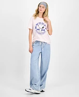 Disney Juniors' Snoopy Athletic Graphic Print T-Shirt