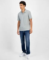 A|X Armani Exchange Men's Regular-Fit Tipped Polo Shirt