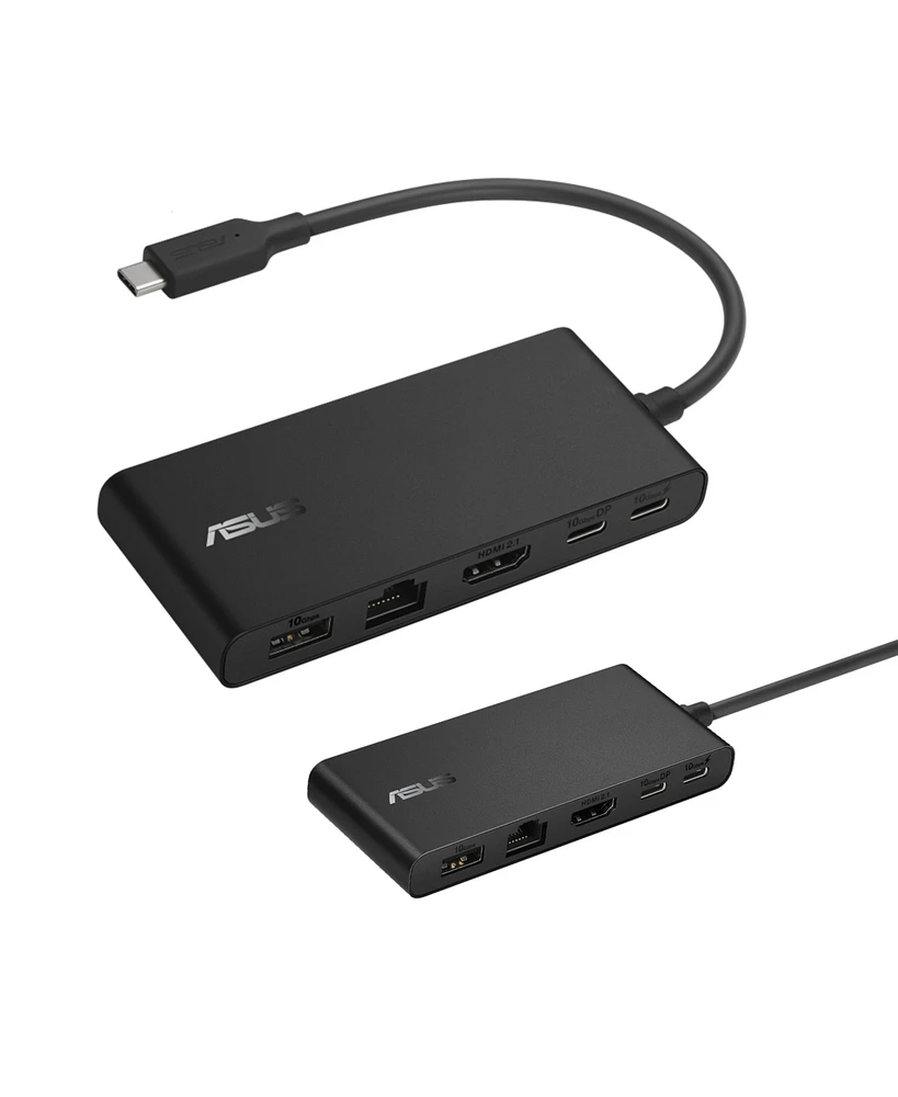 Asus Dual 4K Usb-c 5-in-1 Docking Station DC201 with Usb-c, Usb-a, Hdmi, Dp for Business, Gaming, Storage