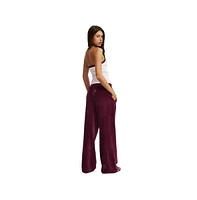 Cotton On Women's Velour Wide Leg Sweatpant