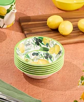 Certified International Limone Melamine 6-Pc. All-Purpose Bowls, Service For 6