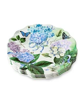 Certified International Garden Path Melamine 4-Pc. Dinner Plates, Service For 4