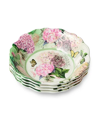 Certified International Garden Path Melamine 4-Pc. All-Purpose Bowls, Service For 4