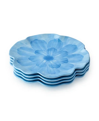 Certified International Wildflower 3-d Floral 4-Pc. Salad Plates, Service For 4