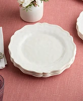 Certified International Isabella Crackle Melamine 4-Pc. Dinner Plates, Service For 4