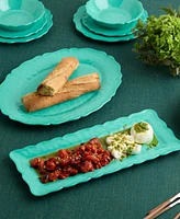 Certified International Isabella Crackle Melamine Platters, Set of 2