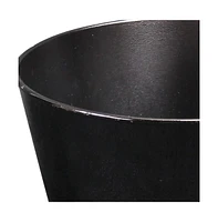 10" Red Recycled Plastic Indoor Outdoor Round Pot Planter