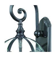 Eastern Lantern Wall Light – Three-Light Design for Porch & Garden