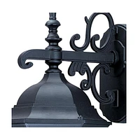 Narrow Domed Hanging Glass Lantern Wall Light