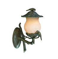 Bird Detail Lantern Wall Light – Timeless Design for Porch & Walkways