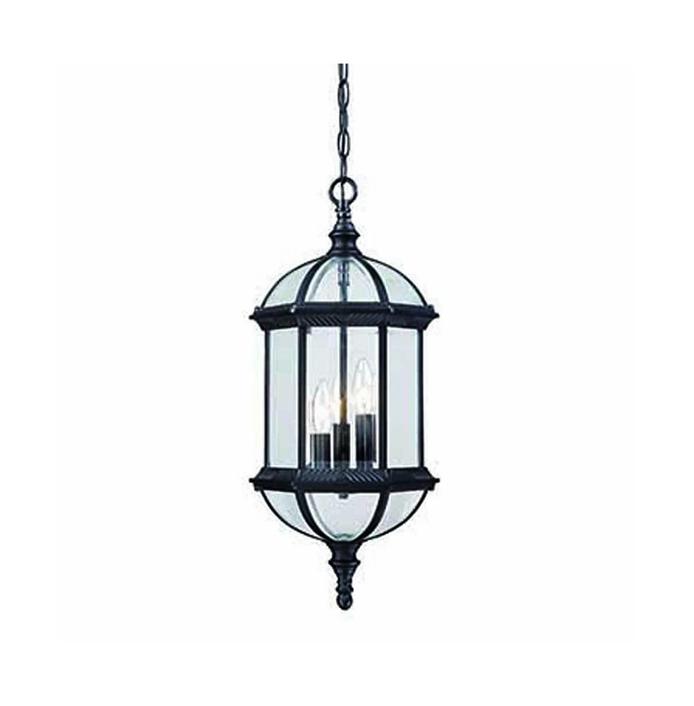 Three-Light Eastern Lantern Hanging Light – Elegant Pendant for Any Space