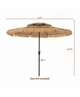 Mondawe Ft Hawaiian Beach Parasol Outdoor Umbrella