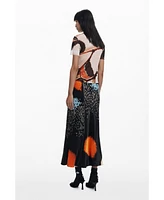 Desigual Women's Skirt designed by Mr. Christian Lacroix