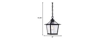 Hanging Terrarium Light – Modern Pendant for Living Room & Garden