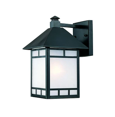 Frosted Glass Lantern Wall Light – Stylish Fixture for Garden & Yard