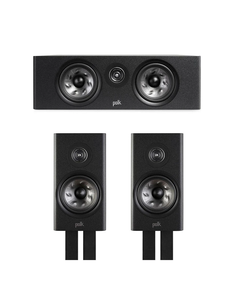 Polk Audio Reserve 3.0 Channel Home Theater Speaker Bundle (Black