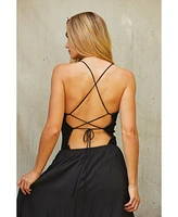 Crescent Women's Isabella Mix Media Maxi Dress
