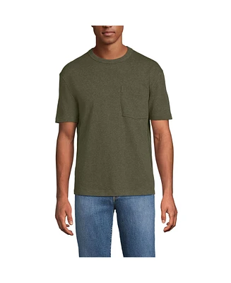 Lands' End Men's Short Sleeve Relaxed Heavy Weight Tee