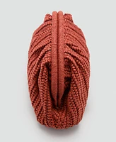 Mango Women's Natural Fiber Handbag