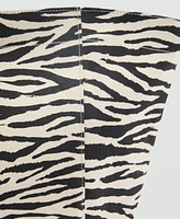 Mango Women's Cotton Zebra Shopper Bag