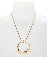 Robert Lee Morris Soho Sculpted Link Pendant Necklace